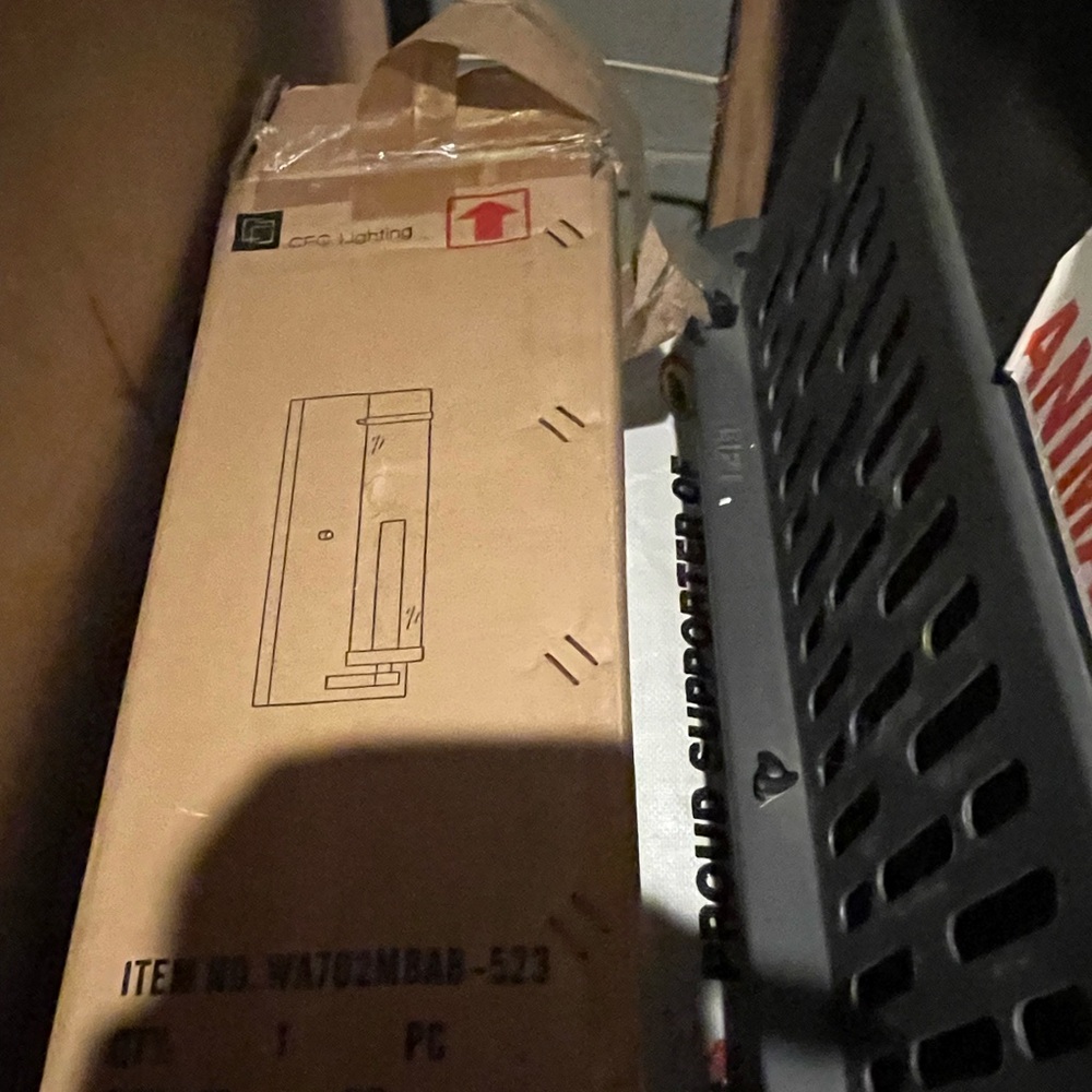 Three new in box lighting fixtures SCONCES